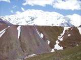 Lenin peak terrace of river